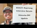 Biden's SURPRISING Comments | Stimulus Package Update | Watch Before Monday - BIG NEWS ANNOUNCEMENT