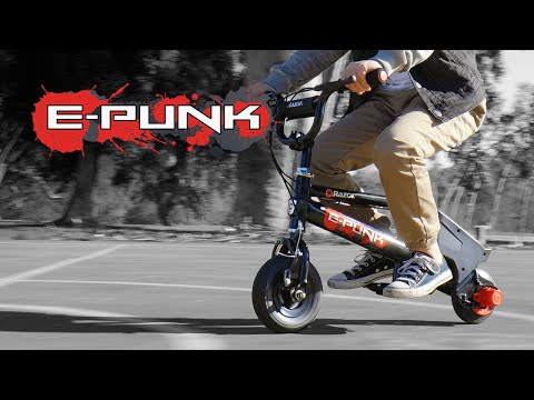 Razor E-Punk Electric Minibike Ride Video with Features