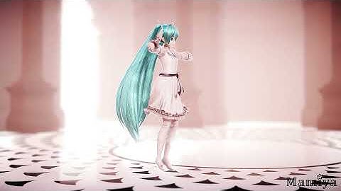 MMD Realistic cloth physics Test (Princess Blanche Miku), (Read description)