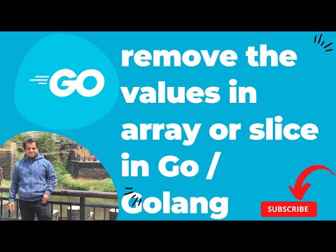 remove the values in array or slice in Go / Golang