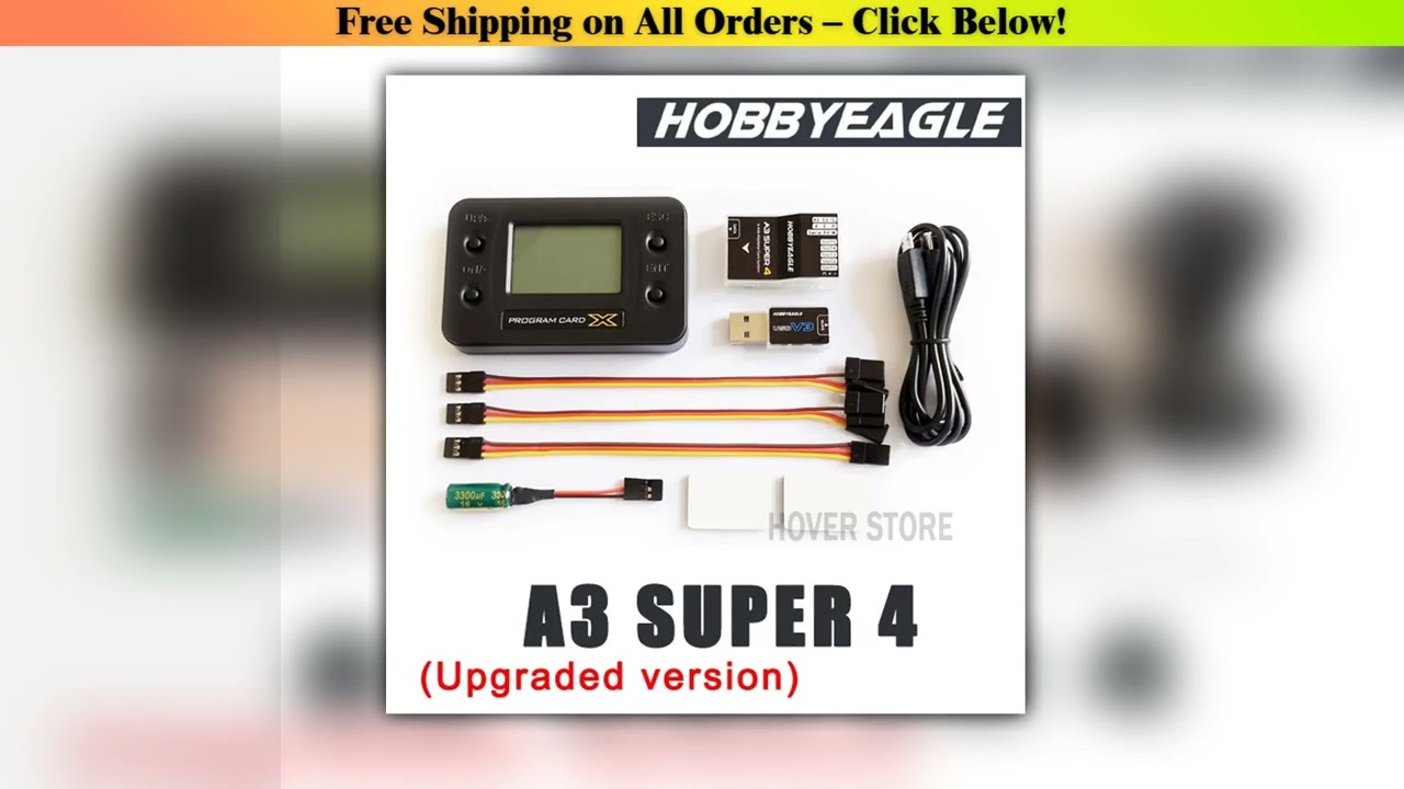 HobbyEagle A3 Super4  A3S4 Fixed Wing 6-axis Airplane Gyro stabilizer Flight Control balancer