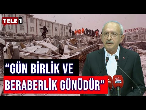 Kemal Kılıçdaroğlu'ndan AFAD'a