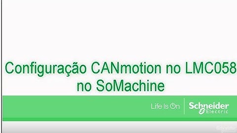 Como configurar a rede CanMotion no LMC058