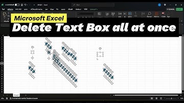 Excel : Delete Text Box all at once