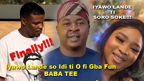 FINALLY LANDE WIFE Speak Out, Explain The Reasons For Dating Baba Tee