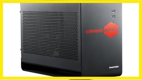 Powercolor’s new gaming station external gpu enclosure will take up to an nvidia titan xp