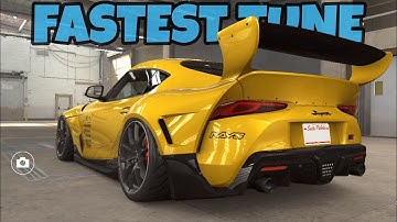 CSR2 PandeM Toyota V1 GR Supra Fastest Tune & Shift Pattern