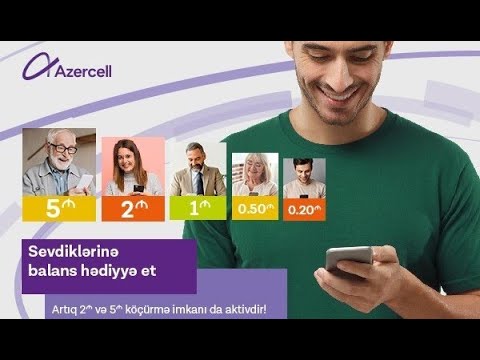 Azercellden balans koçurme imkanlari, PAYCELL xidmeti