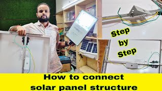 Solar Panel Mounting Structure Installation | Easy Guide  #SolarInstallation #ShagSunSolar