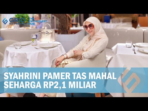 Elegan Pakai Baju Transparan, Gaya Syahrini Makin Mentereng Tenteng Tas Rp2,1 Miliar!