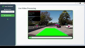 🚗 Lane & Vehicle Detection for Self-Driving Cars | AI & Computer Vision Project using Python