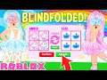 I Challenged My TWIN To A BLINDFOLDED TRADE CHALLENGE In Adopt Me... Roblox Adopt Me