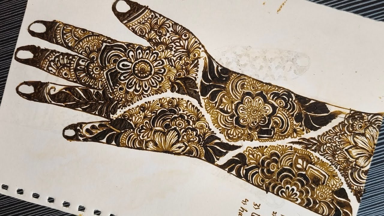 Trending Doha Patchwork Mehndi Design 🔥 Simple & Beautiful Front Hand ...