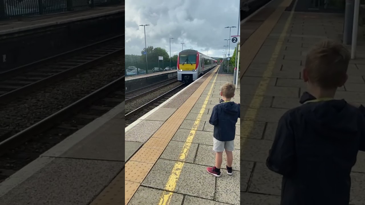 New transport for Wales at Bridgend Station. 