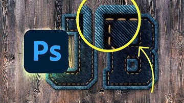 Make a Photoshop Action to Create a Stitched Jeans Text Effect