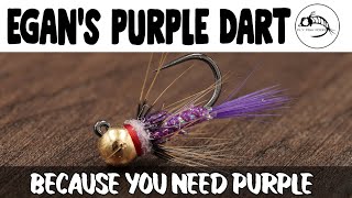 Fly Tying Tutorial: Lance Egan's Purple Dart: EURO Nymph