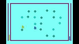 Archon Two Player game. Atari 8bit - Gameplay