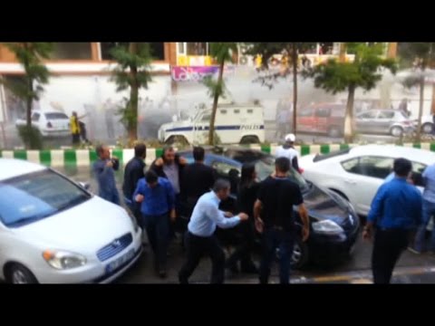 Mardin Kızıltepe'deki Protesto Yürüyüşüne Polis Müdahale Etti