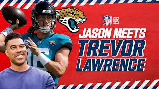 "It's a different energy in London!" | Jags QB Trevor Lawrence Meets J-Bell in London! | NFL UK