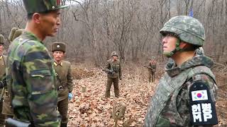 Встреча офицеров КНДР и Южной Кореи в демилитаризованной зоне