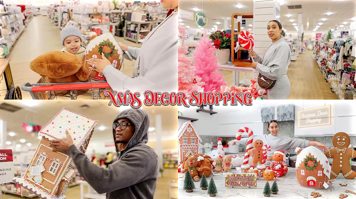 COME CHRISTMAS DECOR SHOPPING WITH US! |Vlogmas Day 1