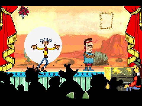 Lucky Luke: Wanted! Game Boy Advance 2 player VS Mode 60fps