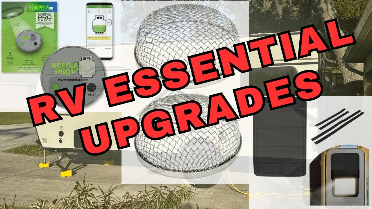 Must-Have RV Upgrades! Installing a Mopeka Propane Monitor, Furnace Vent Cover & Door Shades