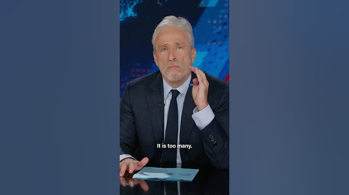 Jon Stewart asks: How many gun deaths is too many for the GOP?#dailyshow #jonstewart