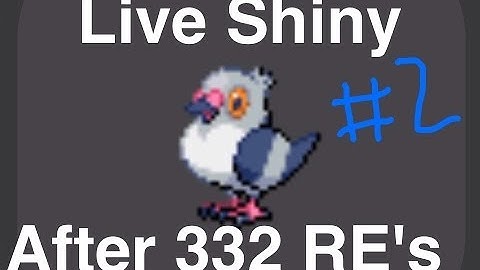 [Live] Shiny Pidove in Pokemon Black2 after 332 Random Encounters!