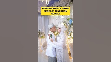 momen lucu ketika pengantin pria mencium pengantin wanita ‼️‼️ #ngakak #lucu #nikah #pengantinviral