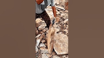 Work tool hammer and chisel manual for natural stone breaking