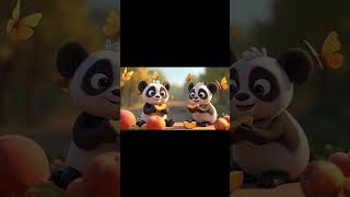 Panda Eats Peach, P for Panda , P for Peach #kidslearning #alphabetsong #tinyfuture