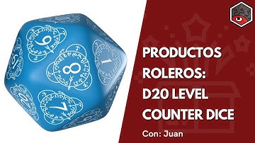 D20 Level Counter Dice - Dados para rol (Q Workshop)