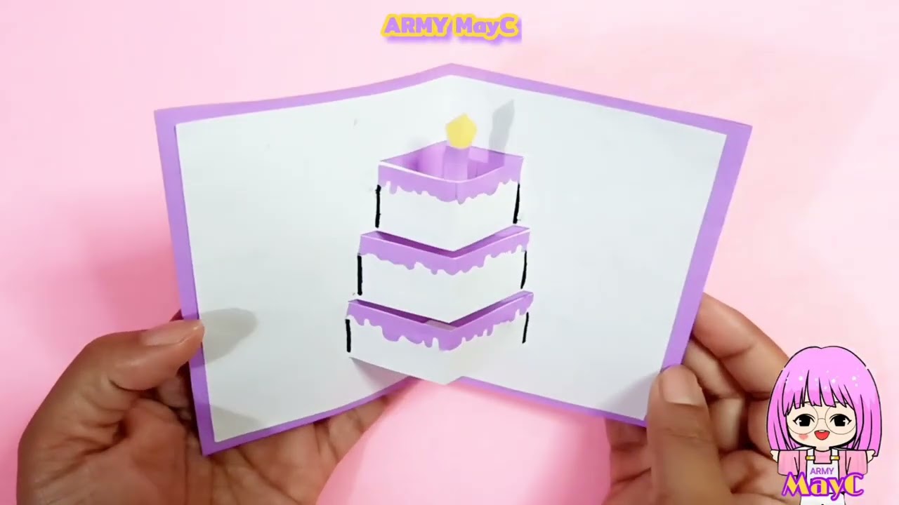 DIY 3D CAKE CARD💕 
