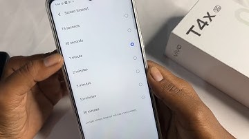 Vivo T4x 5G - Screen Timeout Settings | Increase Screen off time in Vivo T4x 5G