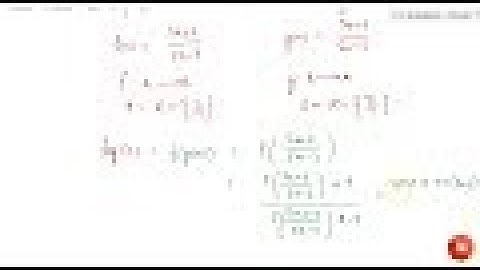 Show that if `f: R-{7/5}->,R-{3/5}` is defined by `f(x)=(3x+4)/(5x-7)` and `g: R-{3/5}->,R-{...