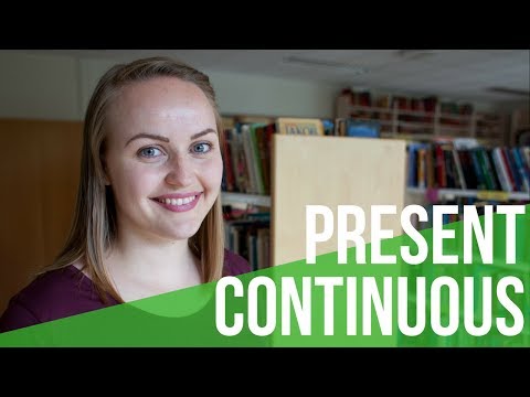 The present continuous tense | Verb i nåtid