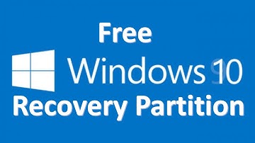 Create  A Windows 10 Bootable Recovery Partition
