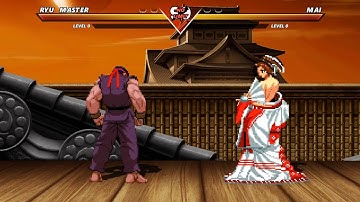 RYU MASTER vs MAI SHIRANUI - The most epic fight ever made!