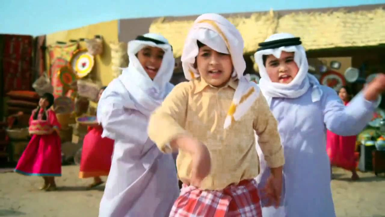 Funny and cute arabic kids music song   Kuwaiti folklore