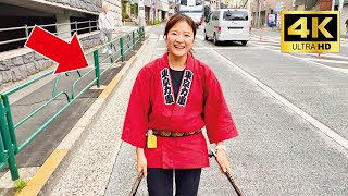 A cute Japanese girl Nana-chan guided me around Ueno by rickshaw😊 | Tokyo screenshot 5