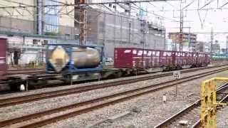 [HD]1060ﾚ EF210牽引貨物&8760ﾚ EH200牽引貨物 鶴見離合