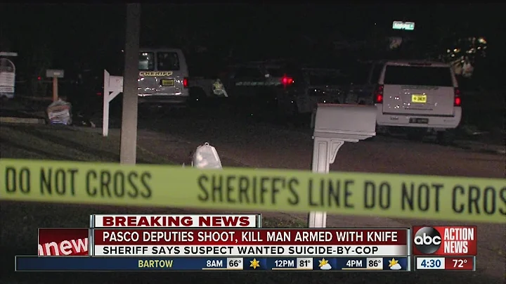 Pasco deputies shoot, kill man armed with knife