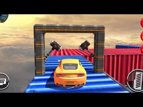 Crazy Car Driving on Sky Tracks #2 | impossible car driving game iOS #Gameplay