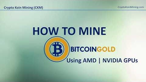 How to mine Bitcoin Gold? Mining Bitcoin Gold using AMD and NVIDIA Cards