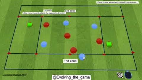 Directional wide play attacking session