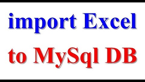 วิธี import Excel to Mysql ผ่าน MsAccess อีกทีนึง