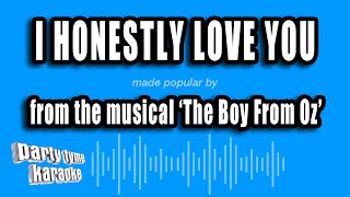 'The Boy From Oz' - I Honestly Love You (Karaoke Version)