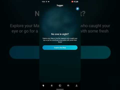happn map not working