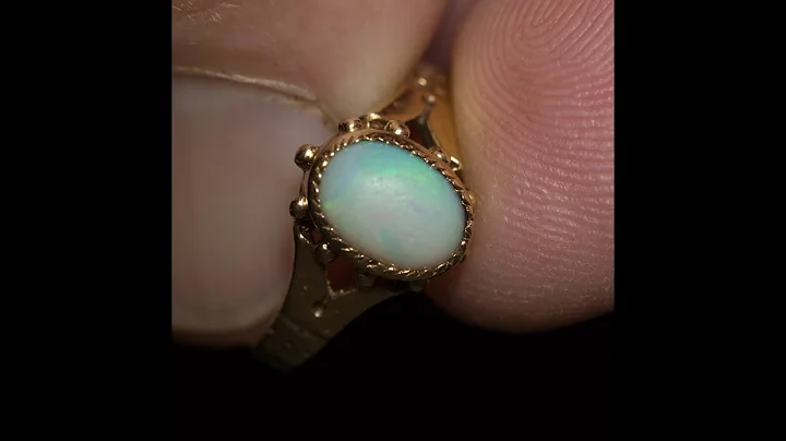 How to polish an opal while still set in jewelry